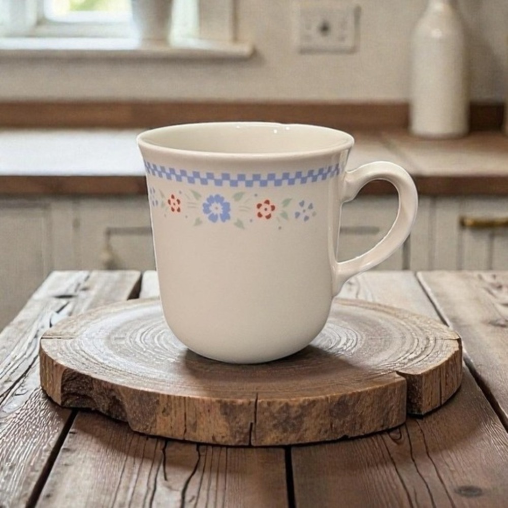 Corelle Corning‎ Ware Needlepoint Mug, Vintage 8oz Coffee Cup, Replacement